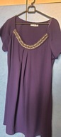 Tu Tunika Sukienka Elegancka Fiolet 44/16