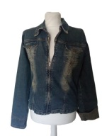 Bamboo damska kurtka jeans bawełna r XL