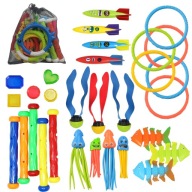 ZABAWKI DO NURKOWANIA WYŁAWIANIA DO WODY BASENU WANNY DLA DZIECI ZESTAW