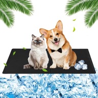 Huflengjie Mata Chłodząca 50x40 cm - Czarna, Samochłodząca,Dla Psów i Kotów