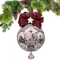 MEDALION BOMBKA BOMBKI ozdoba zawieszka MIKOŁAJ 12 cm # 2