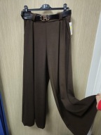 Spodnie Marcelki czekolada, długie szerokie r. Uni Italy !!!