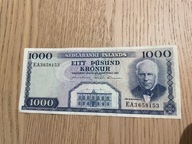 Islandia - 1000 koron - 1961