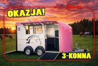 Przyczepa 3 konna do 3 koni końska siodlarnia wyprzedaż okazja + GRATIS