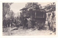 POCZTA HRUBIESZÓW ~Żołnierze~ Wóz pancerny? Samochód ciężarowy? ~ FOTO 1917