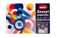 Zeszyt papierów kolorowych samoprzylepnych A4 - wycinanki naklejki