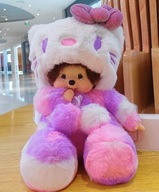 Małpka Monchhichi w ubranku duża 20 cm hello kitty