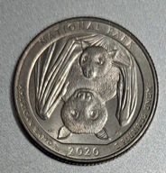USA 25 centów 2020r. Park Narodowy Samoa Amerykańskiego