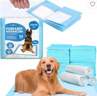 PODKŁADY MATY HIGIENICZNE DLA PSA 90x60cm 50 SZTUK MOCNE