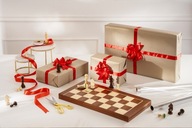 Opakowanie na prezent eleganckie pudełko i wstążka dekoracyjna prezentowa