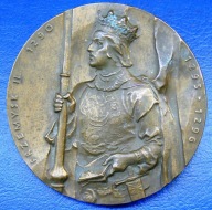 MEDAL BRAZ POCZET KROLOW POLSKI