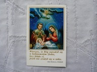 OBRAZEK KOLĘDOWY W STAJENCE