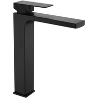 Bateria umywalkowa stojąca Laveo Kvadrato czarna