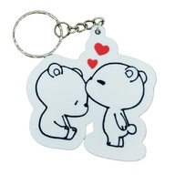 Brelok MISIE na walentynki - idealny prezent walentynkowy - serca