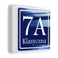 Klasyczny PODŚWIETLANY numer domu LED tabliczka adresowa budynku dom modny
