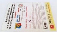 bilet ODRA Wodzisław - WIDZEW Łódź 22.04.2000