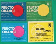 Fructo Lemon, orange, Szczucin, Przysucha 2 x ? /SZ zie/ A