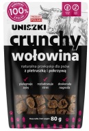 UNISZKI Crunchy Wołowina smaczki naturalne pietruszka pokrzywa 80 g