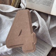 Baza kraft + 3 wzorniki do kartki 4 – zestaw handmade – prezent urodziny