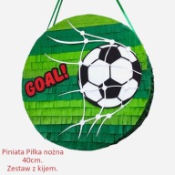 Piniata Piłka nożna / Football / Goal. Zestaw z kijem.