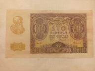 Stary banknot 100 zł 1940 r