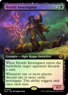 Karta Magic: The Gathering Hostile Investigator OTJ BIG *Extended Art Foil*