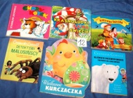 Chory kotek,Królewna śnieżka,Wielkanoc kurczaczka, 6 sztuk, zestaw 12