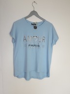 KOSZULKA DAMSKA T-SHIRT Z NADRUKIEM