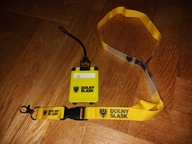 DOLNY ŚLĄSK zestaw gadżetów smycz zawieszka do walizki gramy razem dla WOŚP