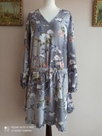 MOSQUTTO SUKIENKA w kwiaty PTAKI falbanki 38/ 40