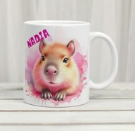 Kubek z kapibarą, capybara kubek z imieniem