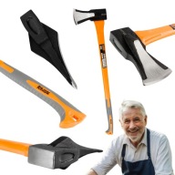 SIEKIERA ROZŁUPUJĄCA KUTA DO ŁUPANIA ROZŁUPYWANIA DREWNA DRZEWA FIBERGLASS