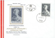 Austria - Wystawa " Maximilian I " - Innsbruck 1969 - Mi. 1302 FDC