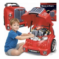 ZESTAW MECHANIKA DLA DZIECI Silnik DO ROZKRĘCANIA SAMOCHÓD AUTO WARSZTAT