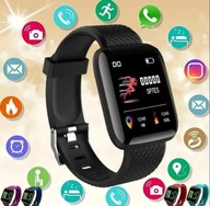 Wielofunkcyjny zegarek Bluetooth Fi czarny