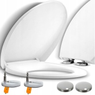 DESKA SEDESOWA WOLNOOPADAJĄCA TWARDA UNIWERSALNA MOCNA WYPINANA WC PREMIUM