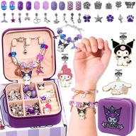 Zestaw Biżuterii Kuromi – Kreatywny Prezent dla Dziewczynki