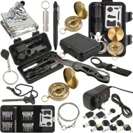 ZESTAW SURVIVALOWY XXL PRZETRWANIA TAKTYCZNY + GRATIS ZASILACZ UNIWERSALNY