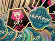 K-Pop Demon Hunters naklejki holograficzne- komplet 2 sztuk