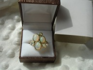 NOWY PIERŚCIONEK SOGNI D'ORO OPALE ZŁOTO 9K pr. 375 + GRATIS!!!