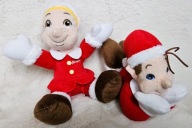 ORYGINALNA MASKOTKA PLUSZOWA SKRZATY ŚWIĄTECZNE COCA COLA VINTAGE 2 SZTUKI