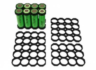 Uchwyt mocujący do Ogniw 18650 4x2 koszyk siatka dystansowa