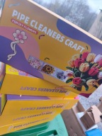 Druciki ozdobne kreatywne florystyczne puszyste wyciory kolorowe 100 szt