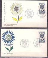Norwegia CEPT Europa koperty FDC 1964 (1)