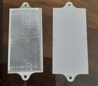 Odblask Światło Odblaskowe przednie 112x48 mm na sruby 2 sztuki