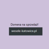 Prawa do domeny wesele-katowice pod branżę ślubną