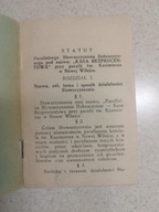 Statut Stowarzyszenia KASA BEZPROCENTOWA w Nowej Wilejce WILNO Nowa Wilejka