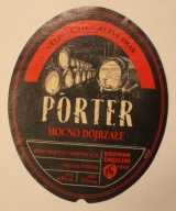 ETYKIETA - BROWAR OKOCIM - PORTER - MOCNO DOJRZAŁE