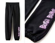 ZARA spodnie dresowe joggery Królik Bugs Bunny cekiny