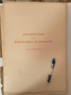 Konstytucja kwietniowa 1935 - unikatowe 38 plansz z międzywojnia.
